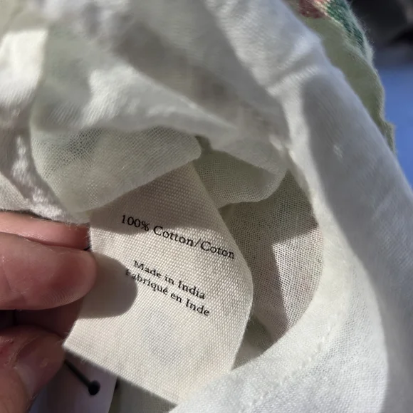 LoveShackFancy 100% Cotton Soleil Patchwork Floral Ruffle Skirt - Picture 6 of 6